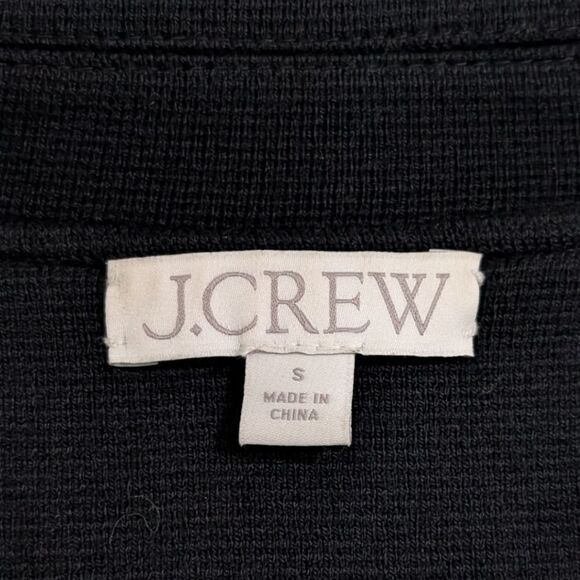 J. Crew Cecile relaxed sweater-blazer Women's S Black - BF013 - Picture 3 of 5